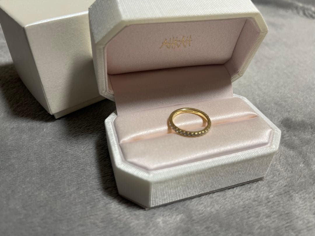 ■■現行モデル■■AHKAH ティナ(ハーフエタニティ/1.9mm)ゴールド♡