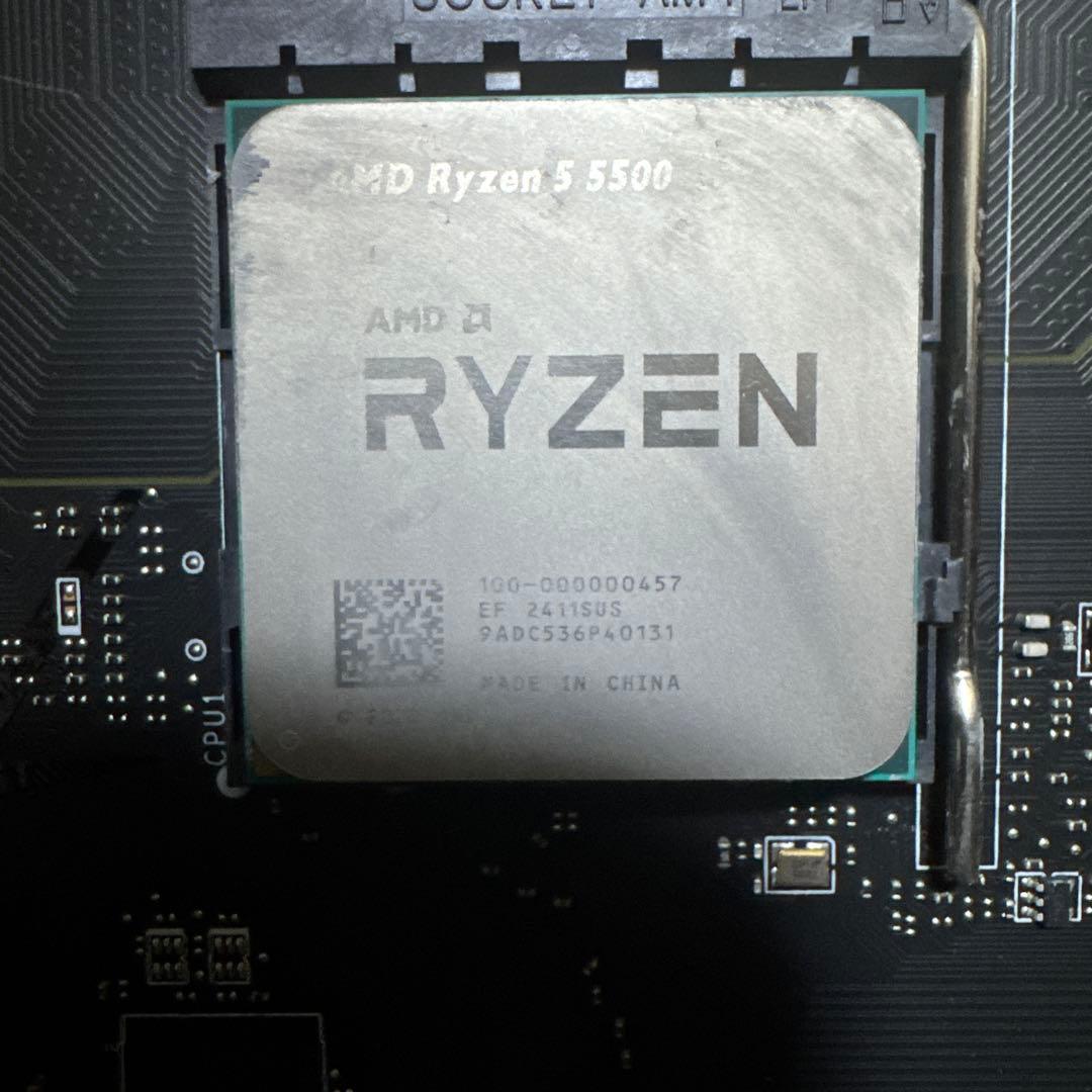 MSI B550 GAMING PLUS マザボ　Ryzen5 5500CPU付