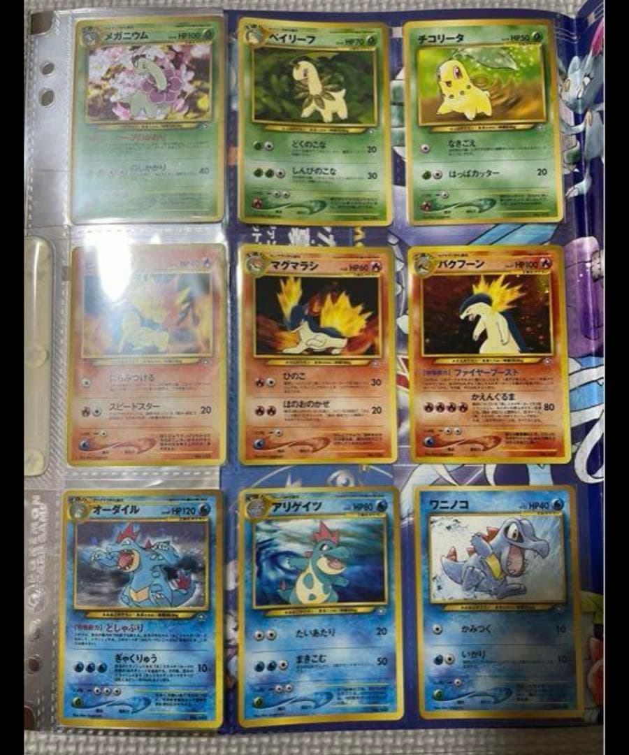 ポケモンカードネオ 旧裏面 ポケットモンスター金銀発売記念 プレミアムファイル