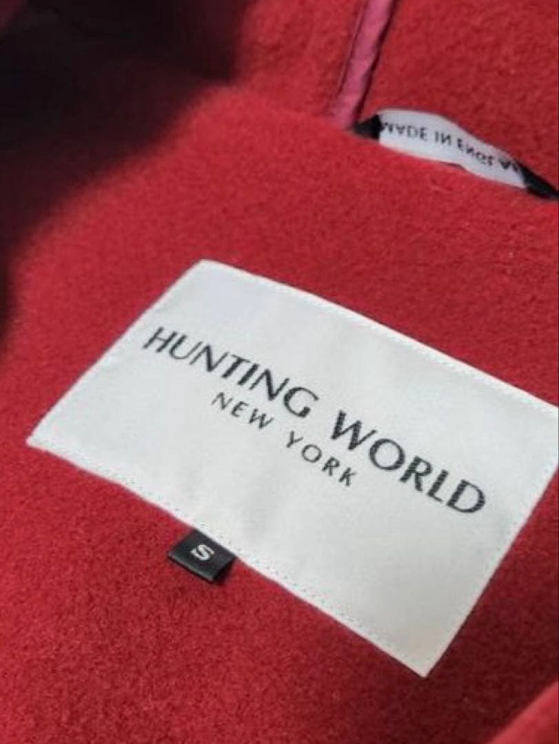 【極美品】HUNTING WORLD ダッフルコート イギリス製　定価14万