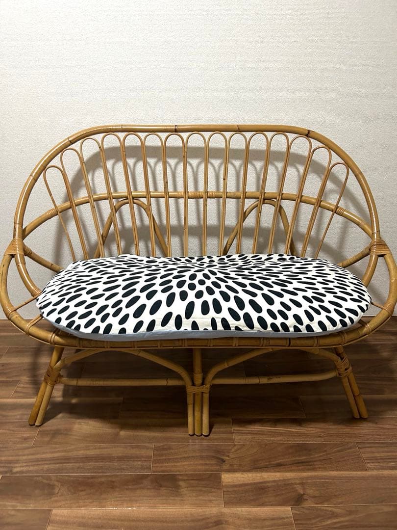 t*6様 【今週まで！】unico ラタンチェア　ソファ カージュ　ウニコ 2人