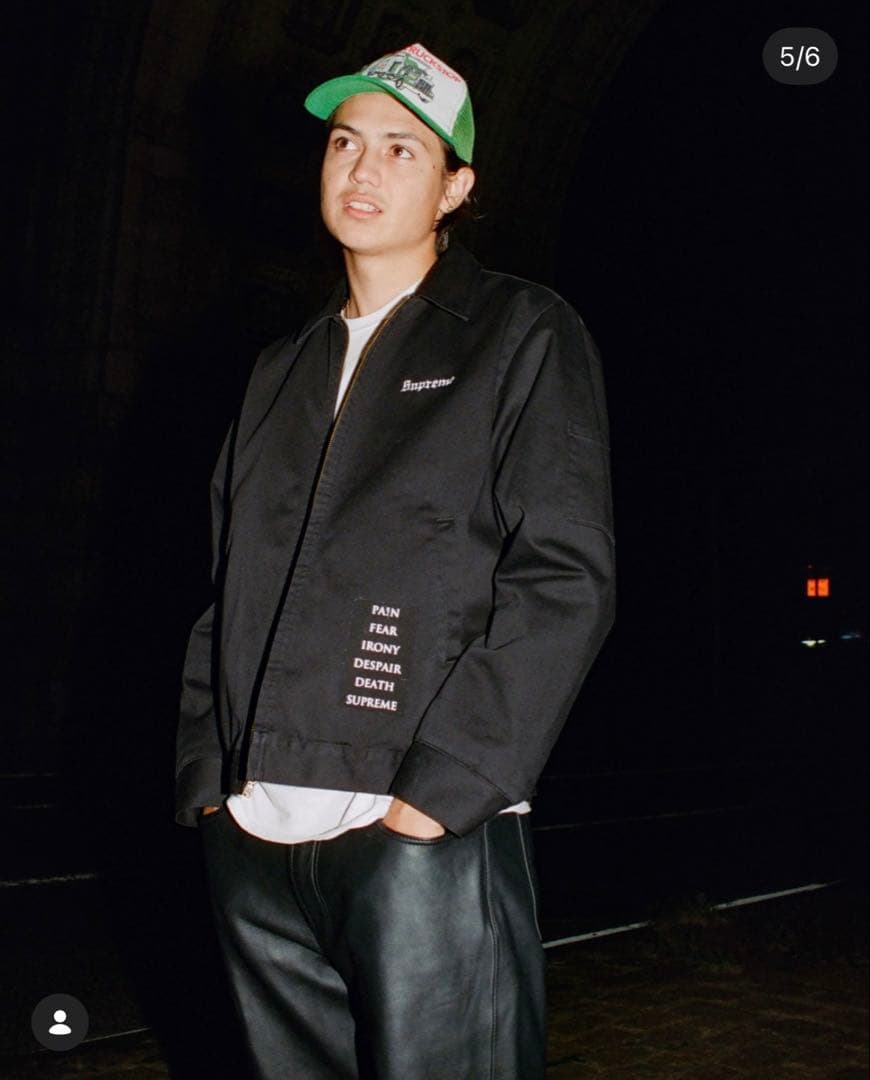 Supreme シュプリーム The Crow Work ジャケット XL