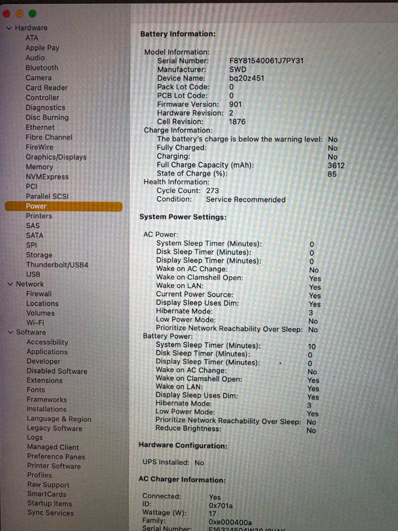 MacBook Pro 2018 13型 i5 128GB 中古