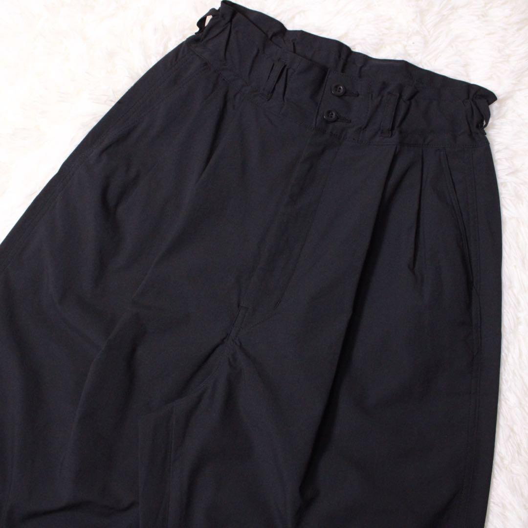 希少 lelill レリル オールウェザー チノパンツ モード ワイド バルーン