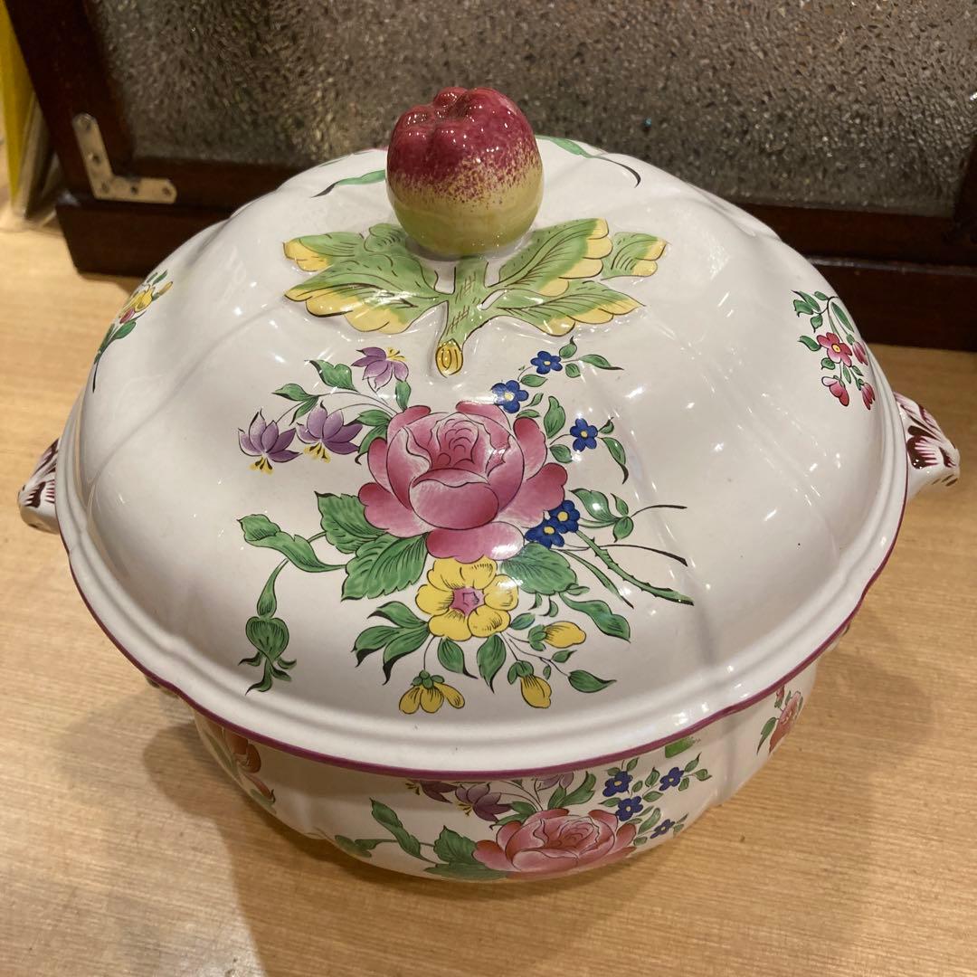 フランスアンティーク　リュネヴィル　スープストック