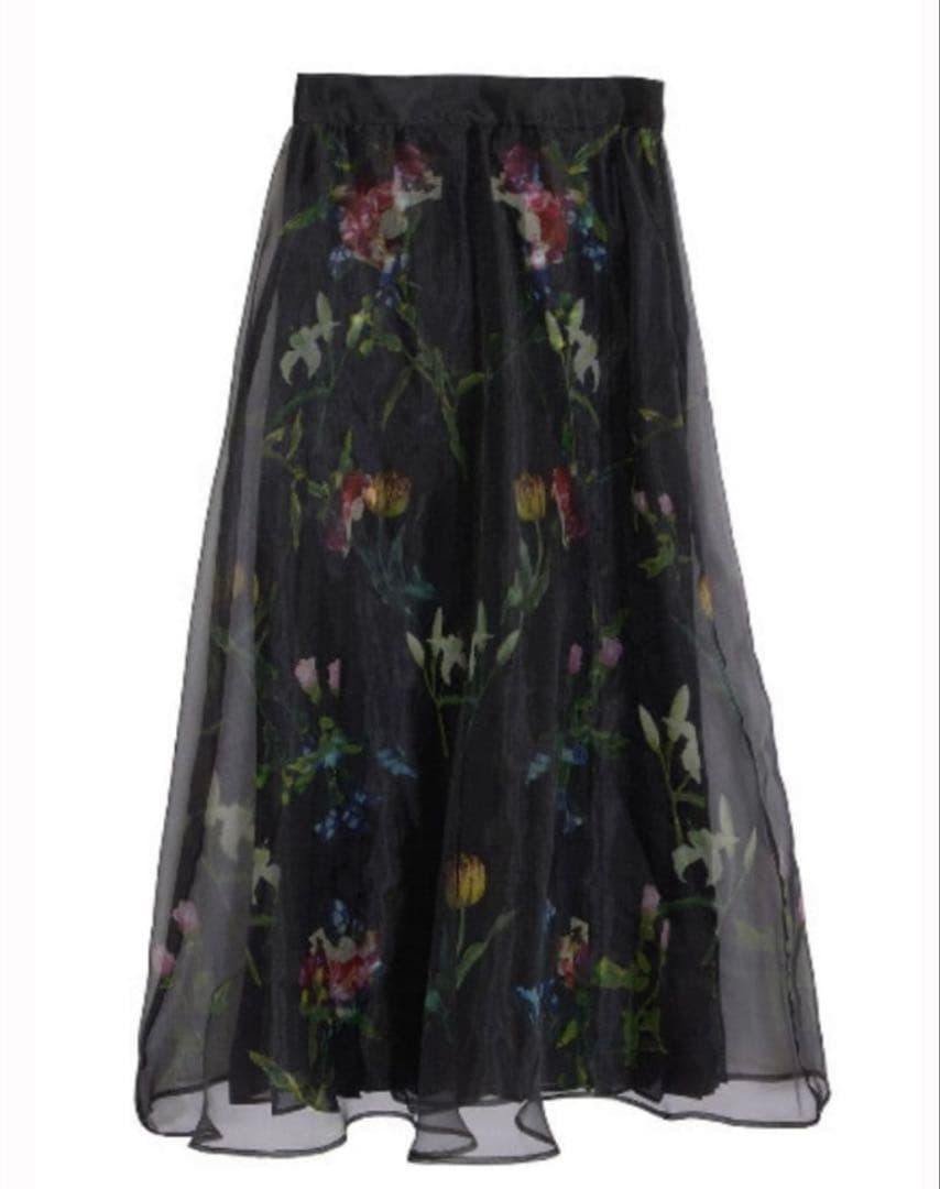 【Ameri】Sofia Organza Layered Skirt