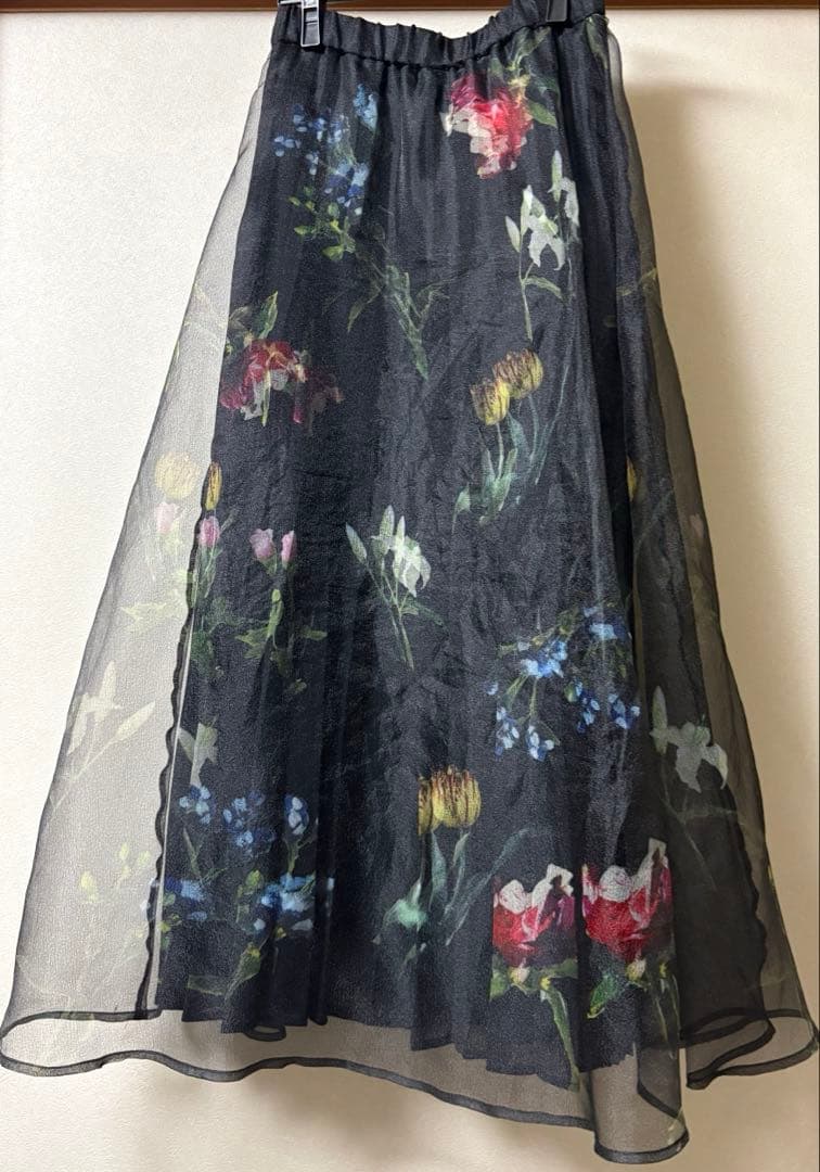 【Ameri】Sofia Organza Layered Skirt
