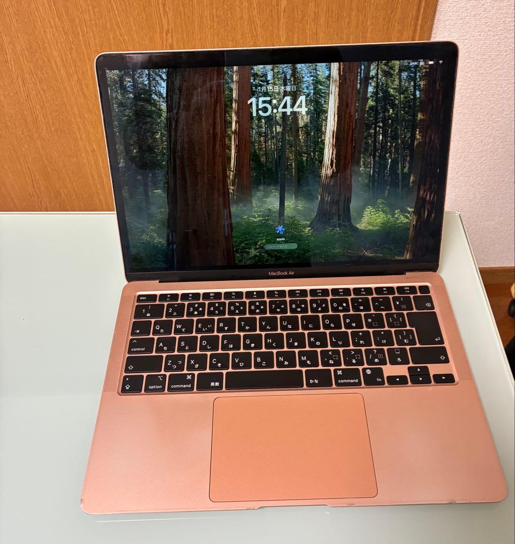 MacBook Air 13インチ M1チップ　8GB 256GBローズゴールド