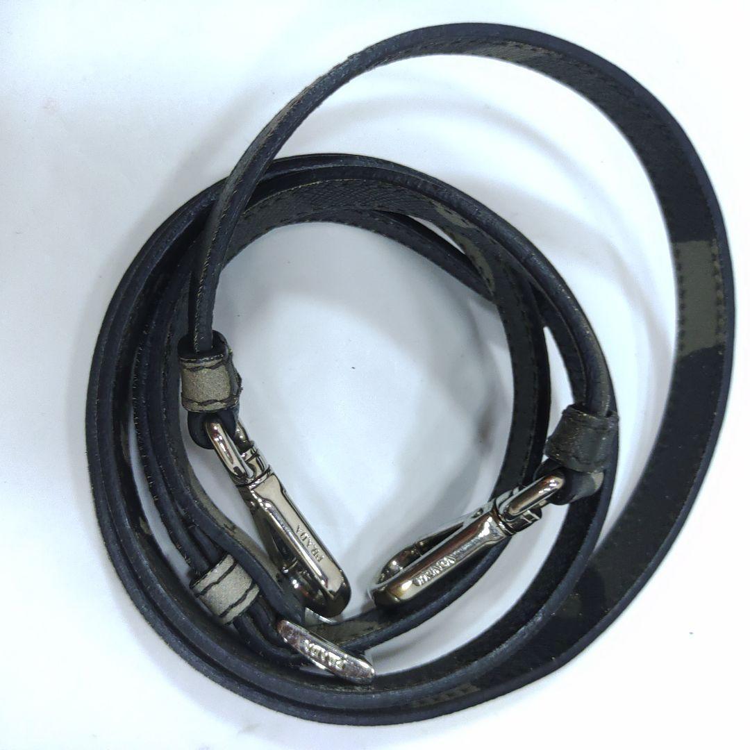 プラダ ガレリア トートバッグ 2way ショルダー レザー A4可 カモフラ