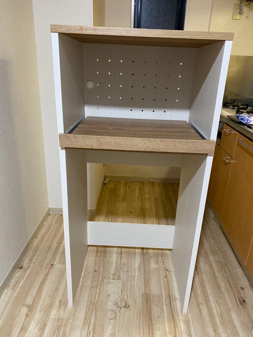 ニトリ　キッチン　ラック　ゴミ箱が入る