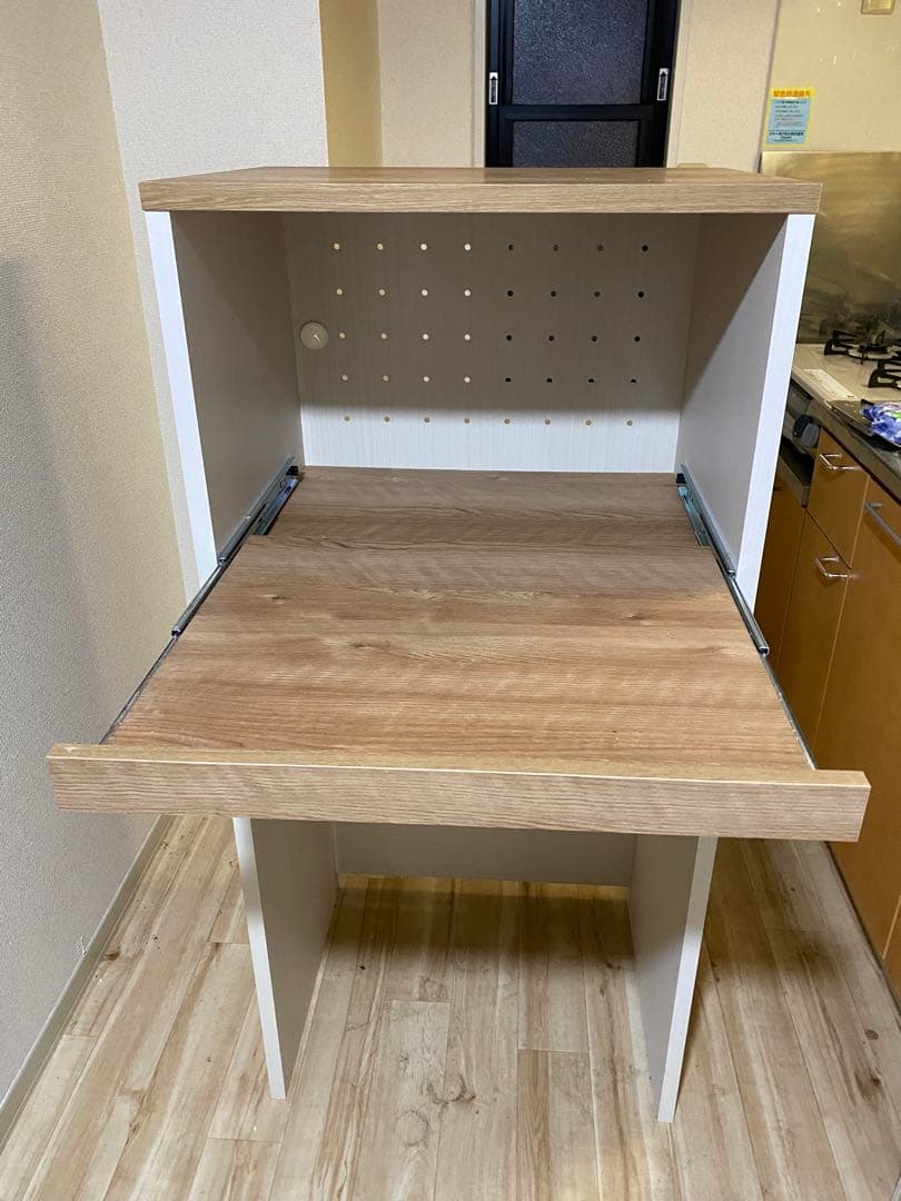 ニトリ　キッチン　ラック　ゴミ箱が入る