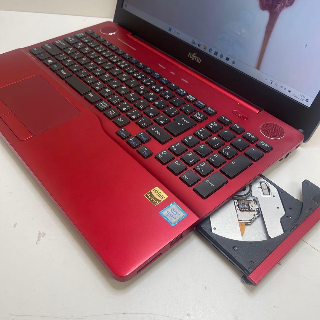 #409 富士通 Lifebook AH53/B2 i7-7700HQ 8GB