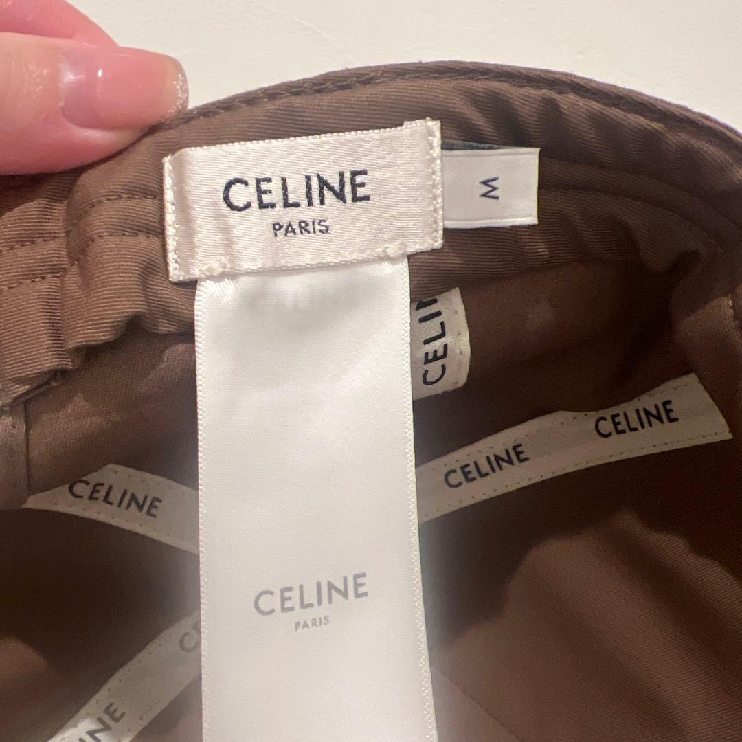 セリーヌ　トリオンフ　ベースボールキャップ マロングラッセ