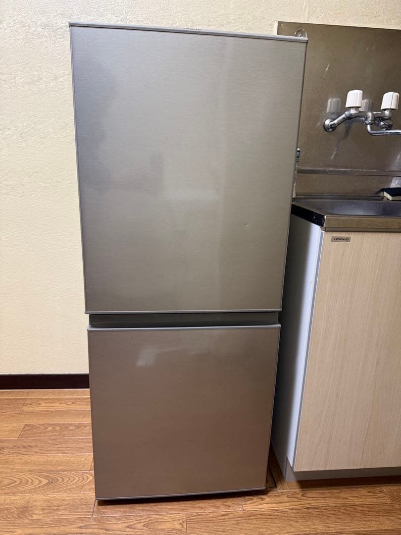 シルバー冷蔵庫 2ドア ノンフロン冷却