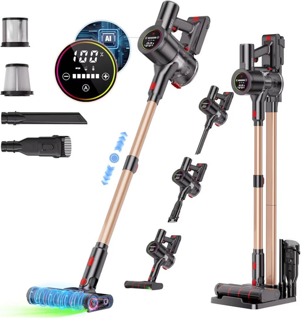 【2026先行】70Kpa強力吸引 自走式コードレス掃除機 AI制御 軽量 最新