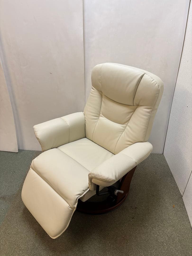 【美品】① タマリビング　ニース　回転式リクライニング　パーソナルチェア