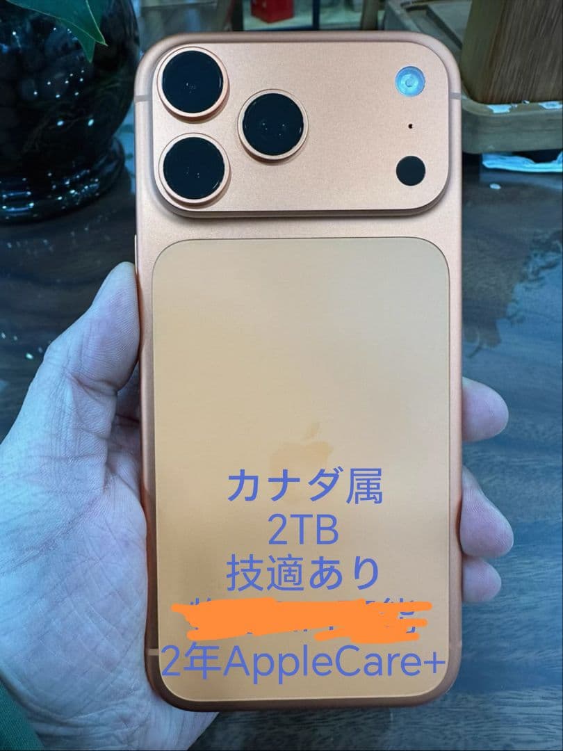 Apple iPhone 17 Pro Max Orange 2TB CA属