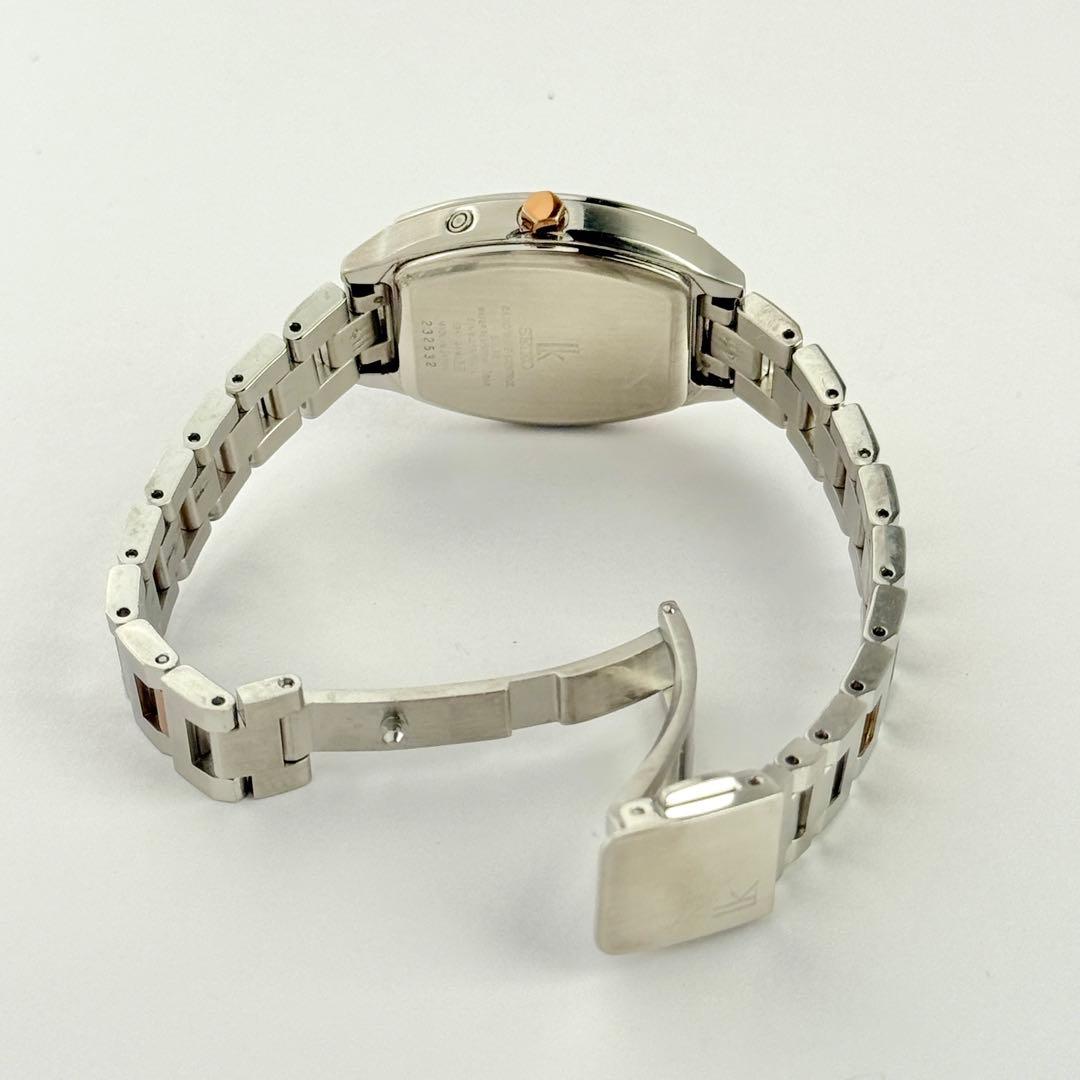 セイコー ルキア トノー 1Pダイヤ 電波ソーラー レディース 腕時計 112