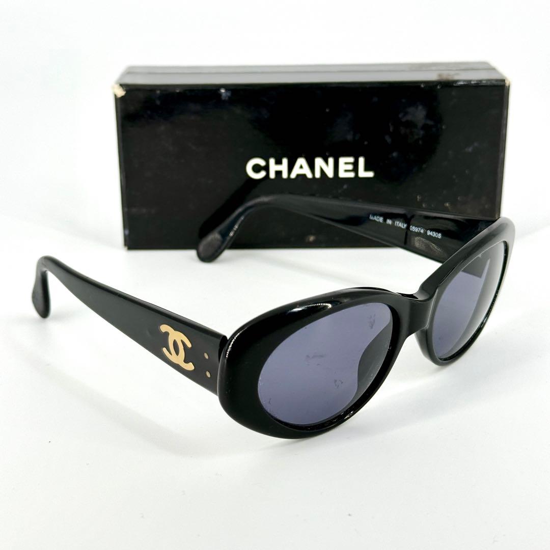 CHANEL ココマーク 05974 サングラス ブラック シャネル ゴールド