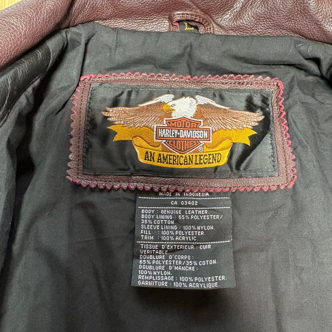 9*9様 【95周年記念・極希少】ハーレーダビッドソン Lサイズ レザージャケッ