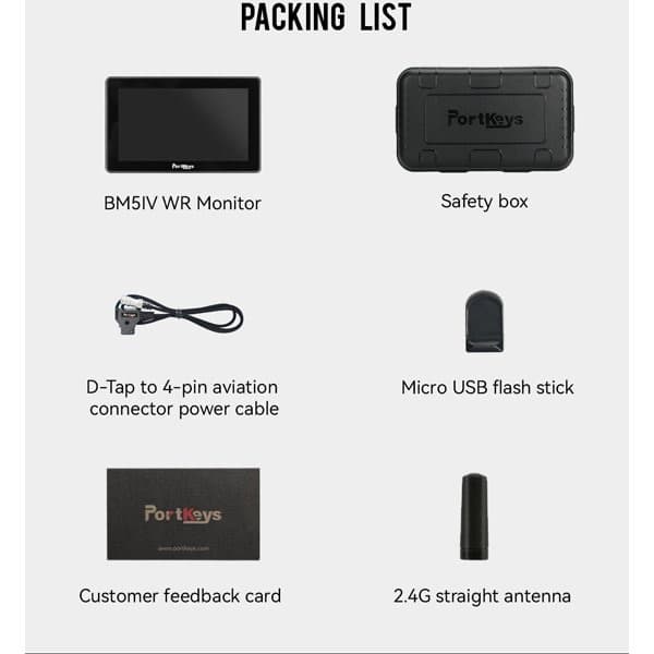 Portkeys BM5IV WR 5.5インチカメラモニター タッチパネル