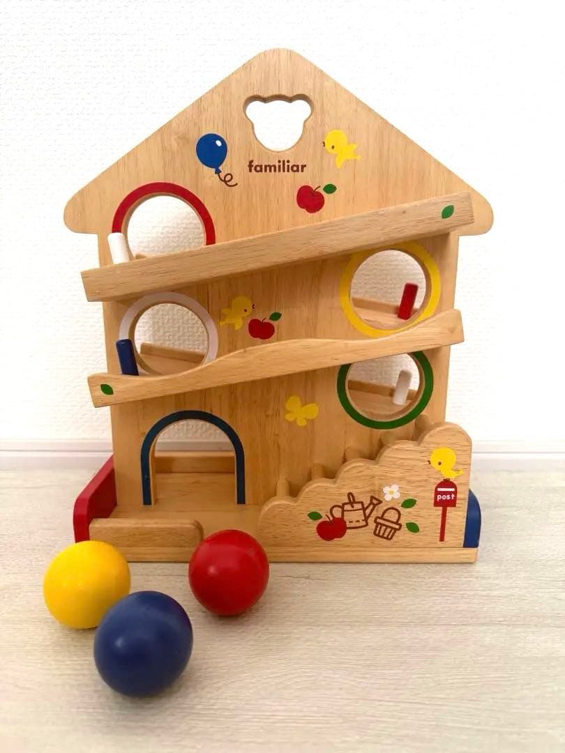 知育玩具　スロープトイ　遊びのおうち　森のささやき　モンテッソーリ　つみき