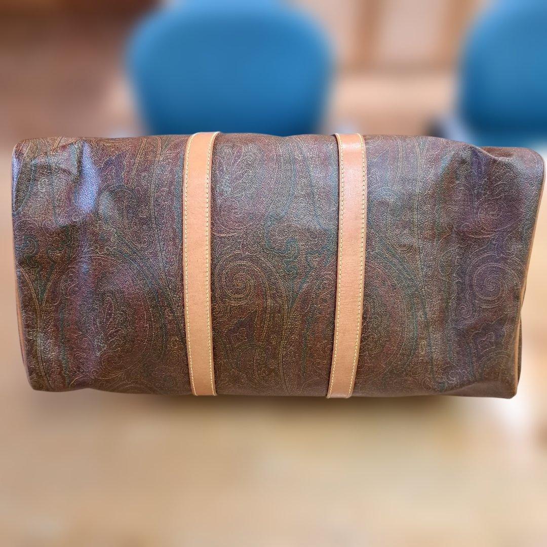 美品エトロ ボストンバッグ　ペイズリー柄