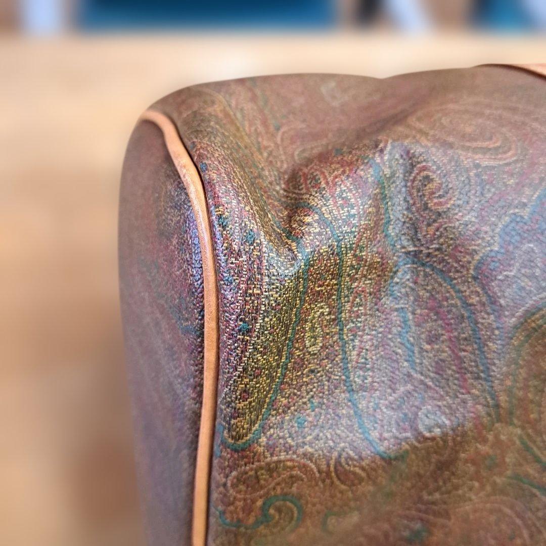 美品エトロ ボストンバッグ　ペイズリー柄