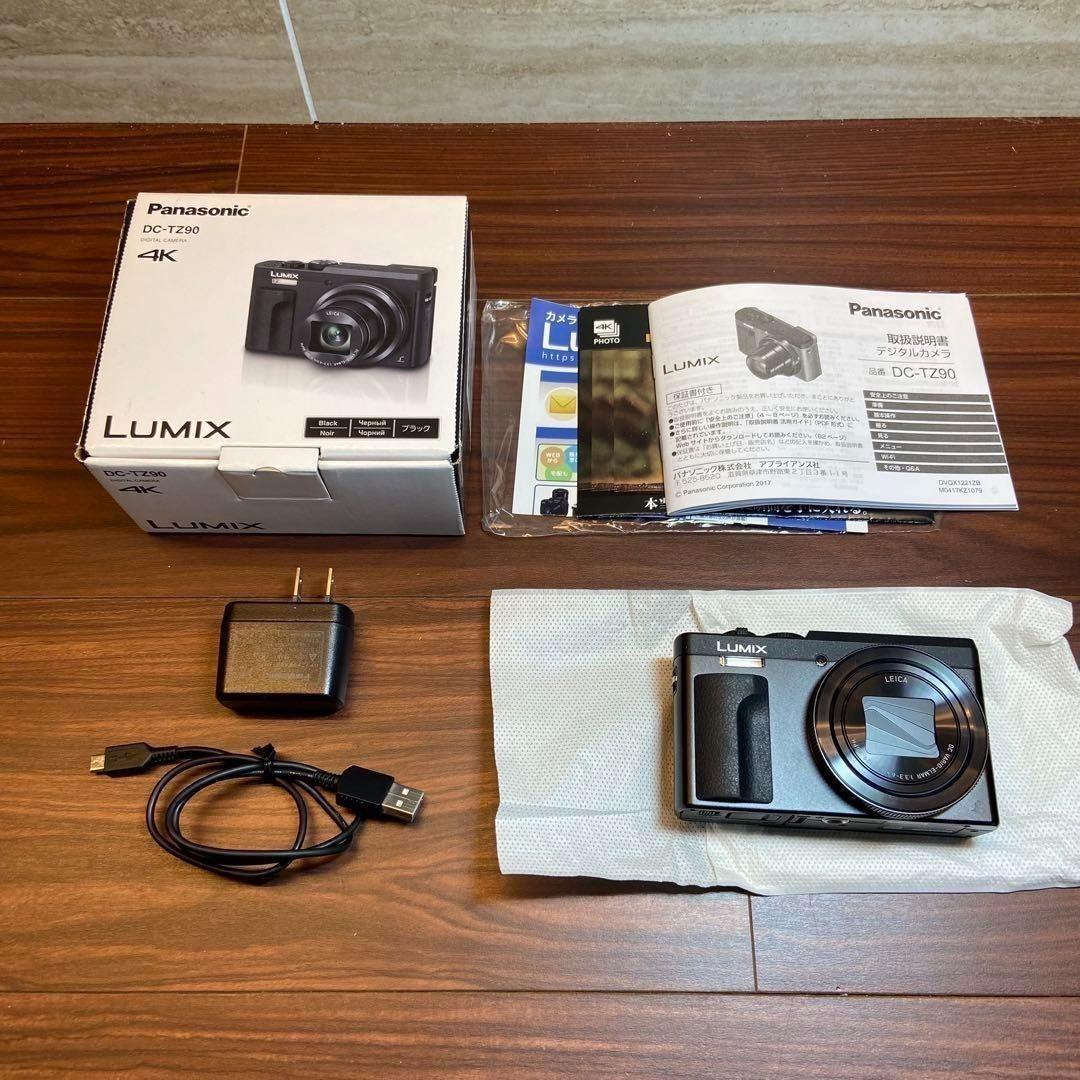 Panasonic LUMIX DC-TZ90 デジカメ ほぼ新品 3359