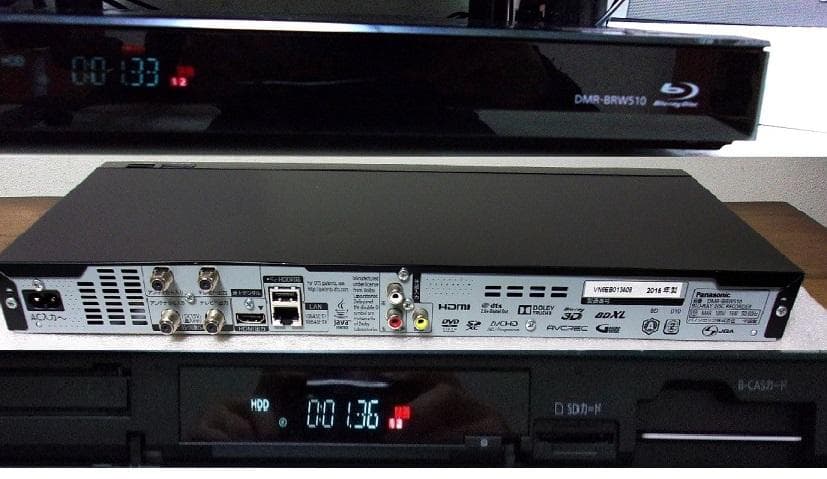 ■4K/パナソニック ブルーレイレコーダー DIGA DMR-BRW510