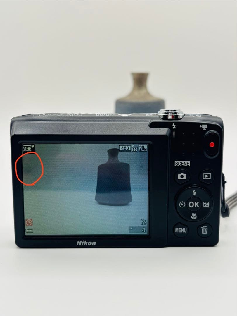 Nikon COOLPIX A100 シルバー オールドコンデジ