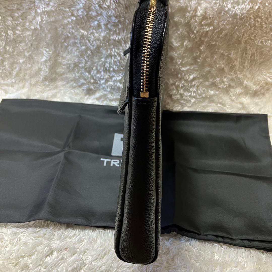 【美品】TRION ブリーフケース ビジネスバッグ　東急ハンズ限定品　ブラック