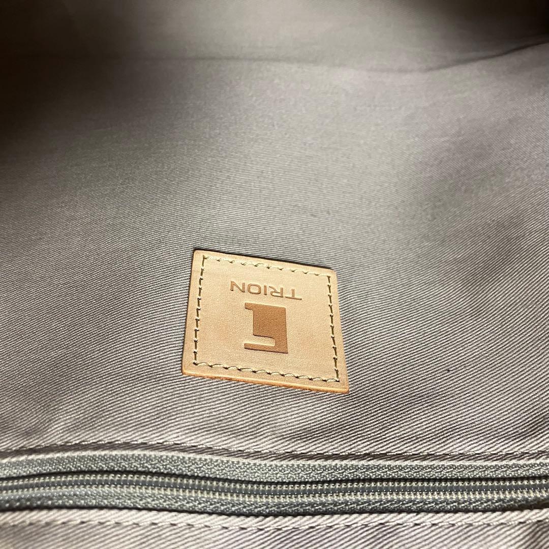 【美品】TRION ブリーフケース ビジネスバッグ　東急ハンズ限定品　ブラック