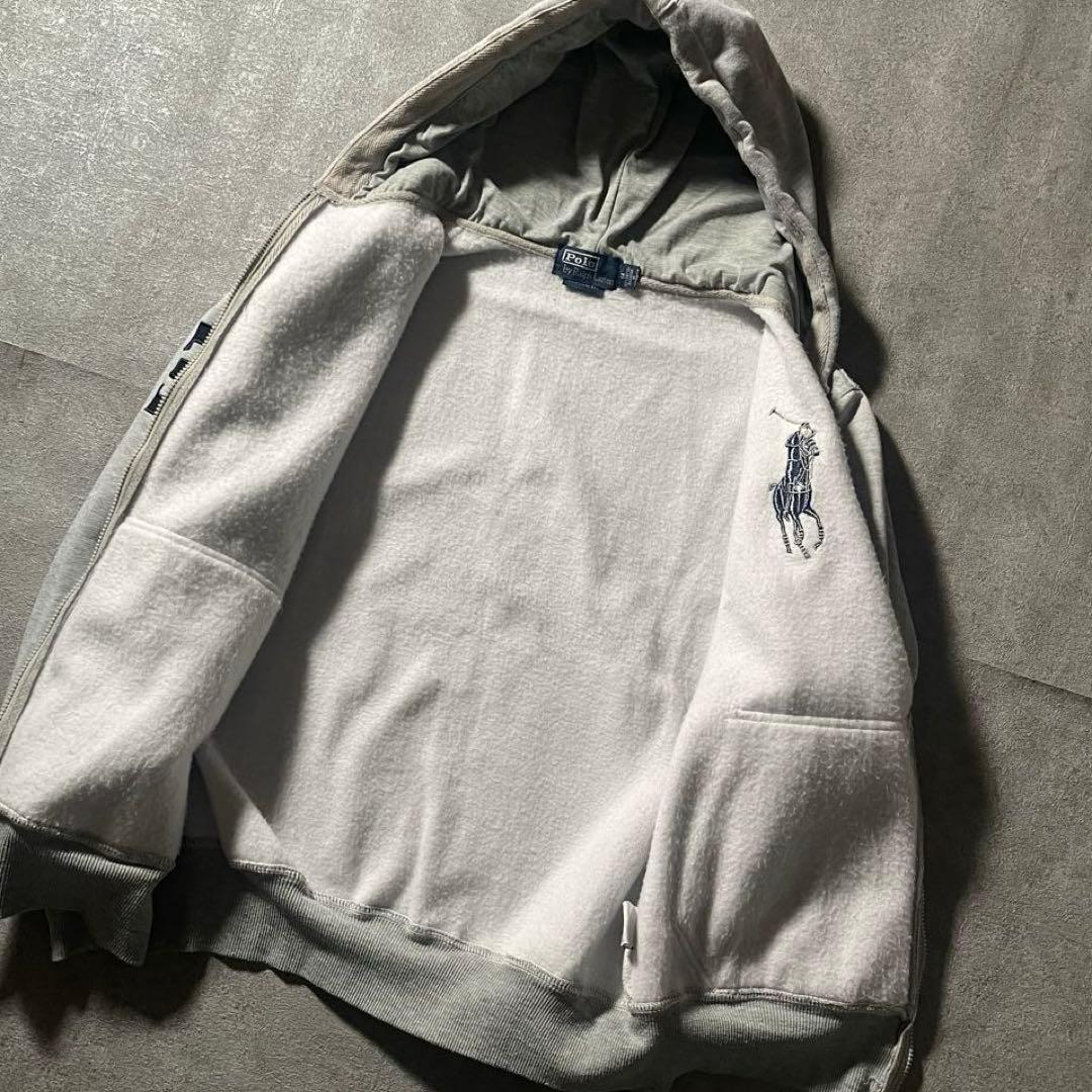 90s POLO by Ralph Lauren ジップパーカー ビッグポニー