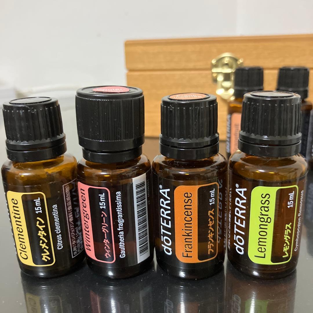 doTERRA エッセンシャルオイル 13本セット　木箱付き