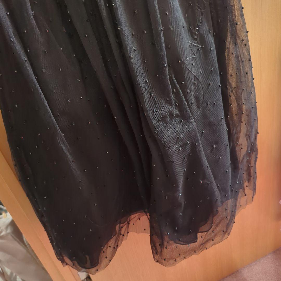 ブラックノースリーブワンピース