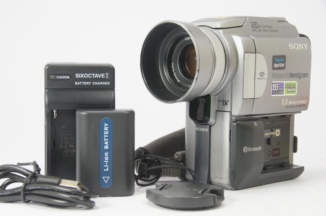【完動品】 SONY ビデオカメラ miniDV DCR-PC120 ハンディ