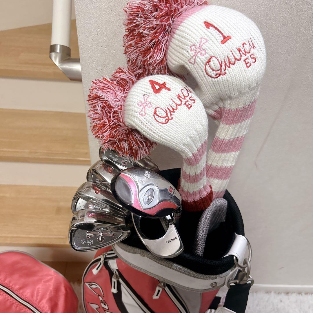 TSURUYA Quincy ES ツルヤ レディースゴルフセット 8本 初心者