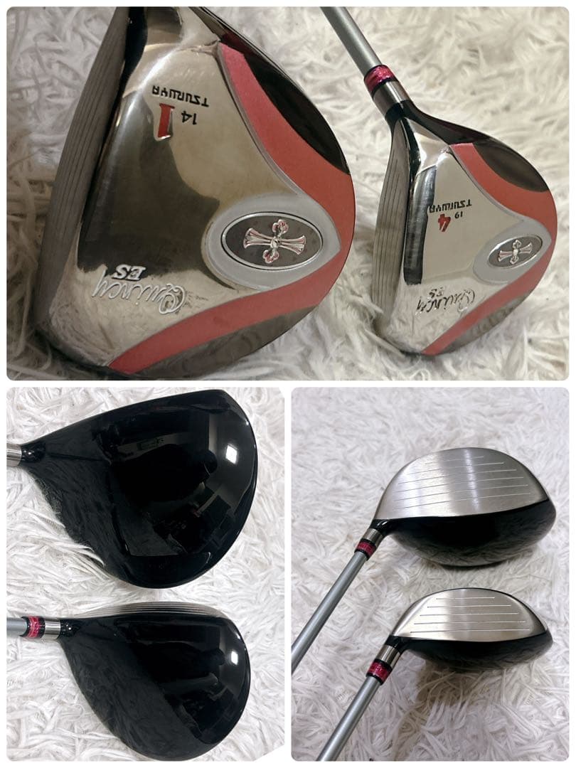 TSURUYA Quincy ES ツルヤ レディースゴルフセット 8本 初心者