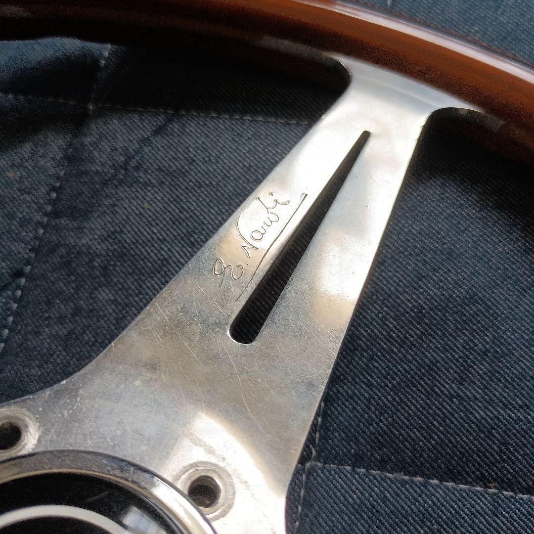 ナルディ　ウッドステアリング　36.5