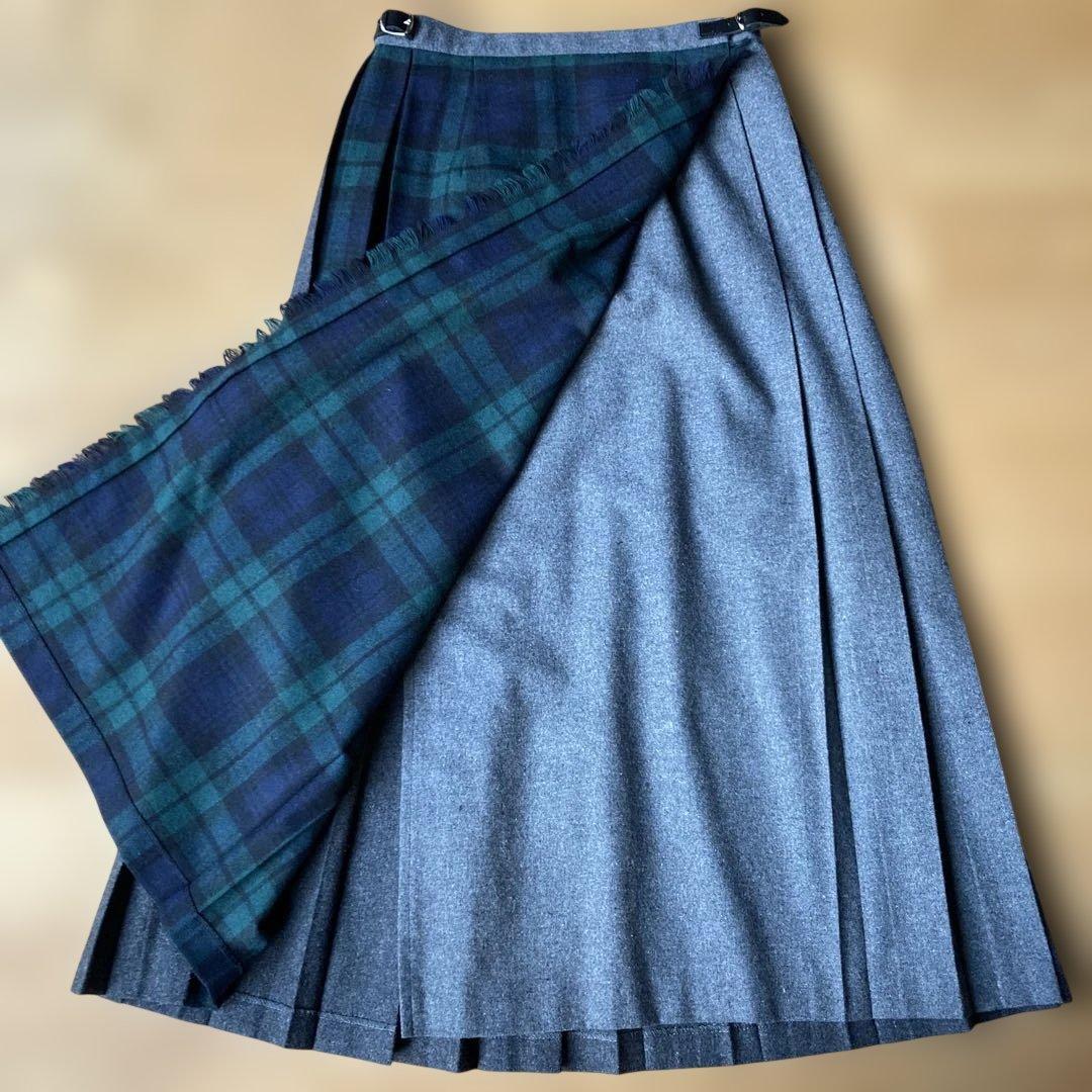 O'NEIL OF DUBLIN オニールオブダブリン ロングプリーツスカート