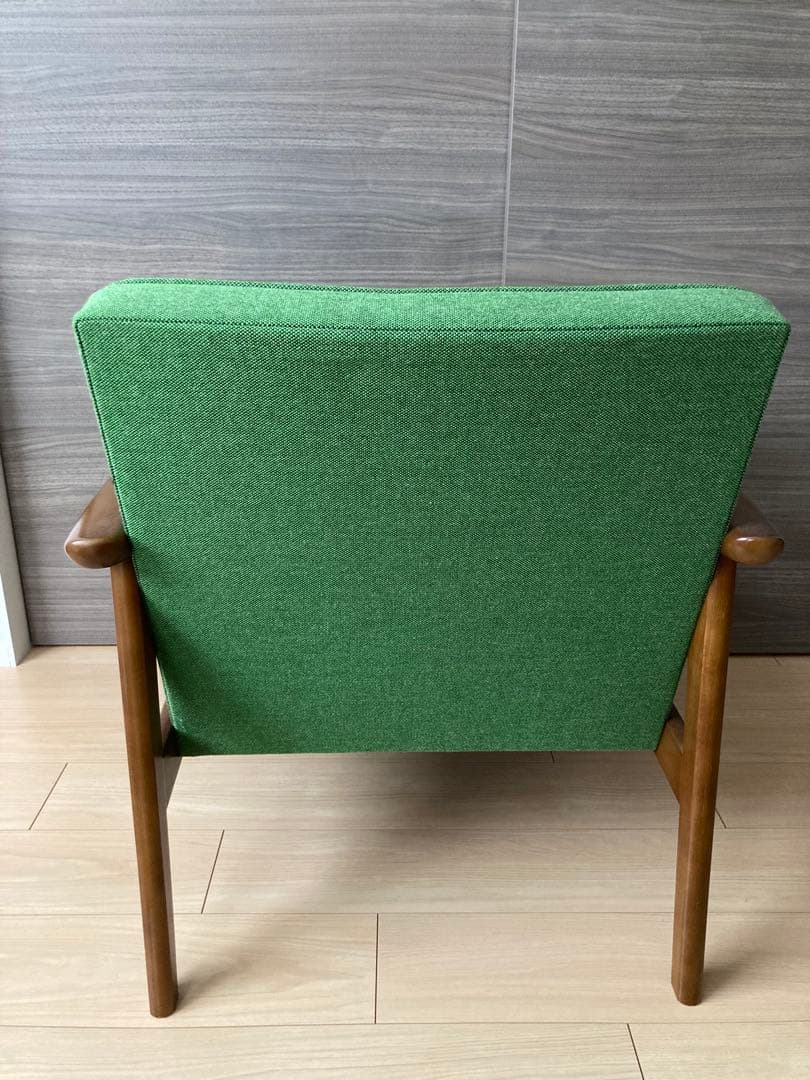 カリモク 60 Kチェア　1人掛け　シングル　ソファ　タープグリーン【美品】