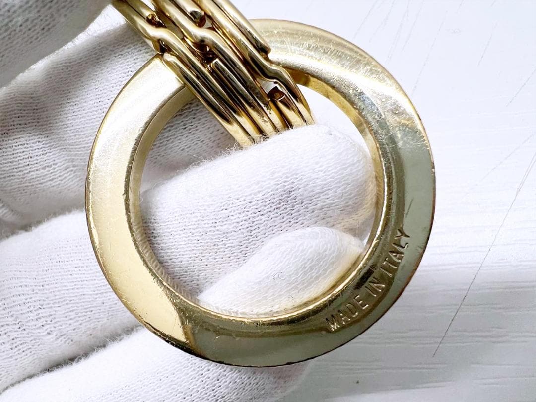 現行　BVLGARI　ブルガリ　ブルガリブルガリ　キーリング　3連　35279