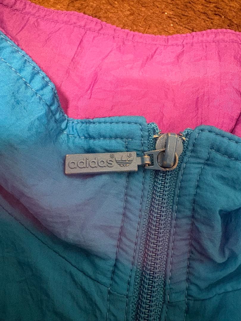 美品 old adidas 銀タグ 80s vintage ナイロンジャケット