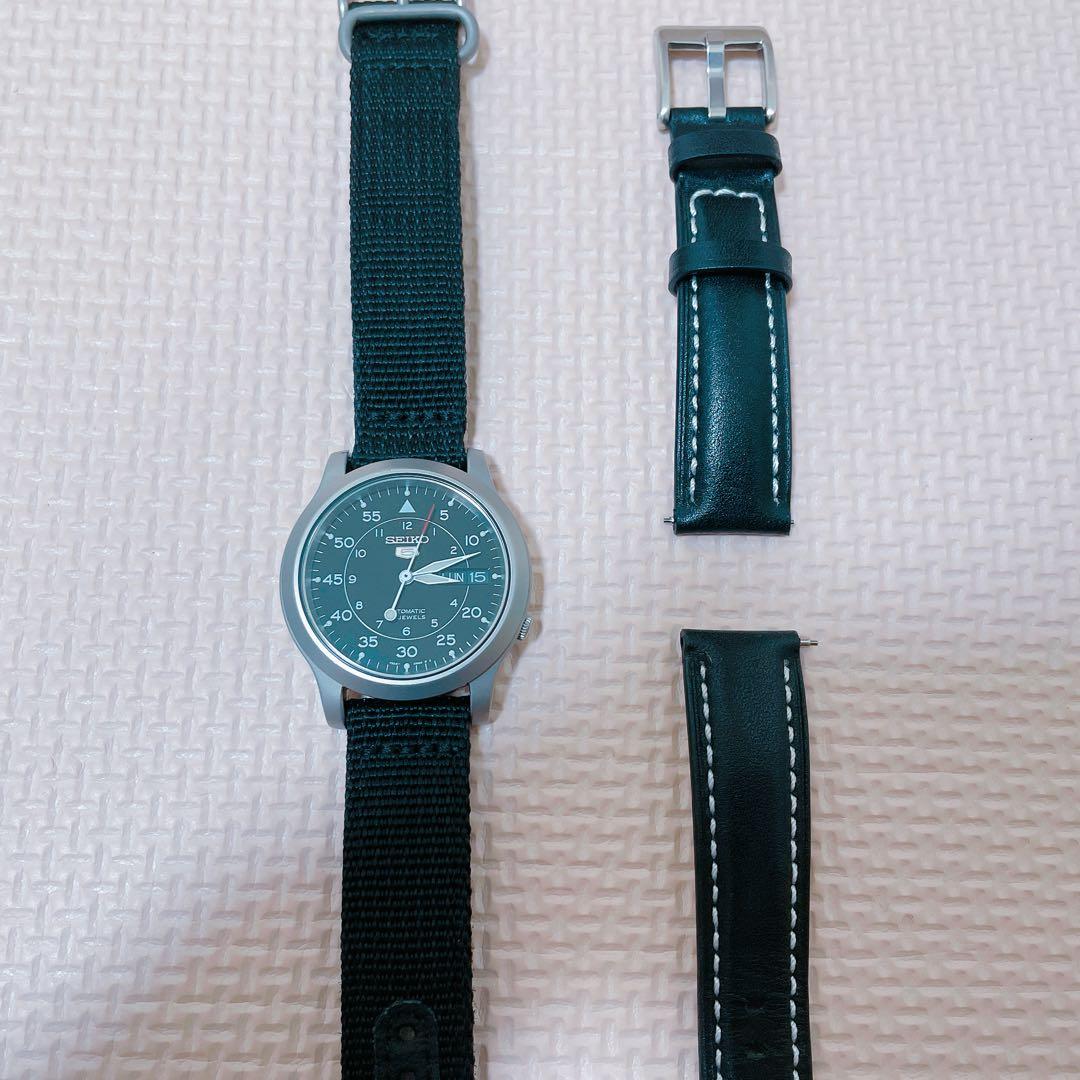 SEIKO 5 SNK809K2 自動巻 ミリタリー