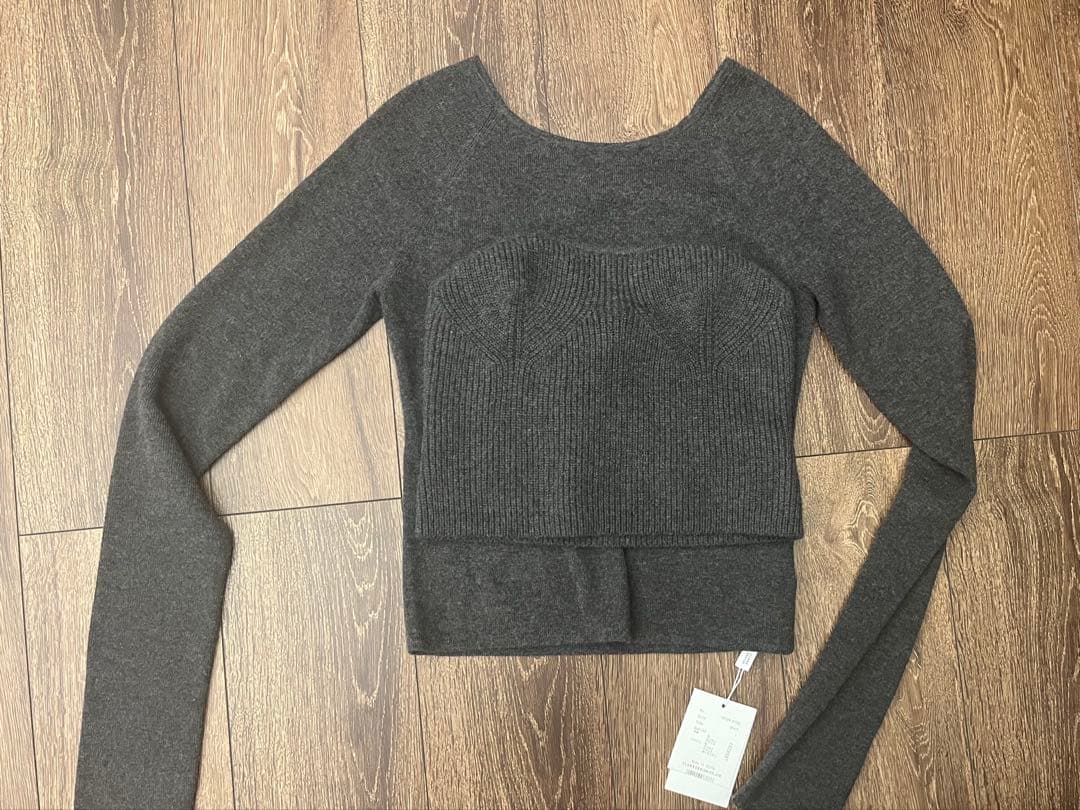 CLANE BUSTIER SET KNIT TOPS サイズ1