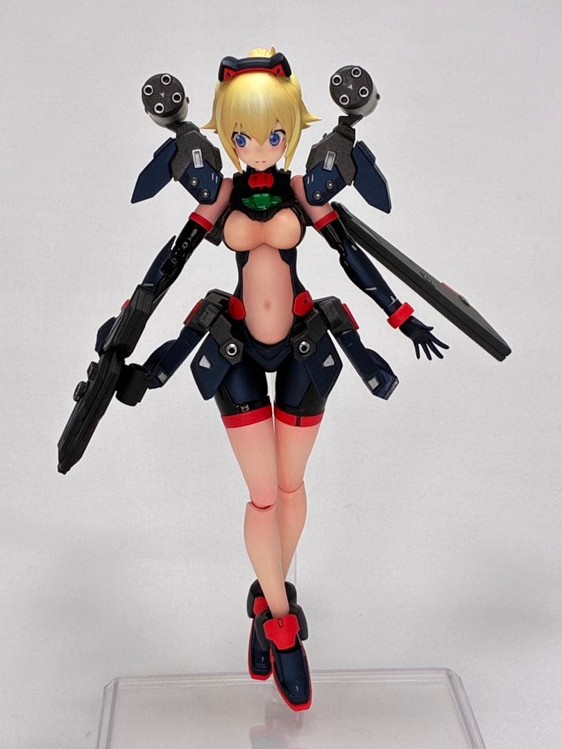 ゲ*チ様 あばたーふみな　全塗装　リックディアス風　美プラ　美少女プラモデル