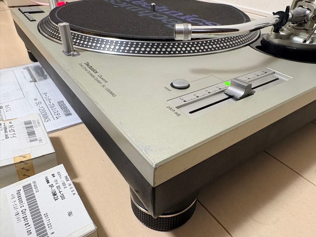 【整備済】Technics sl 1200 mk5 ターンテーブル