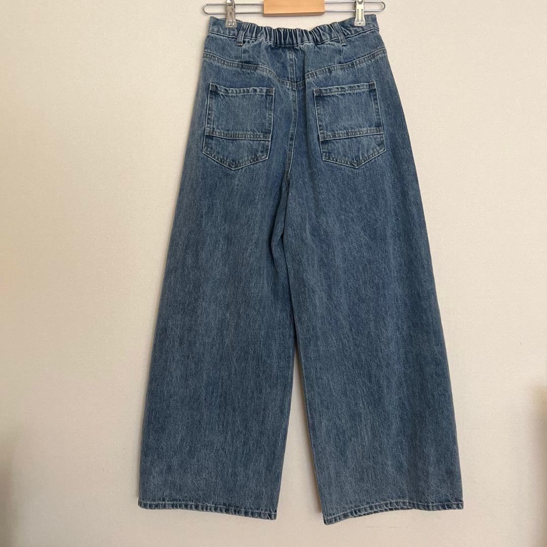 みゆきん⭐︎ 新品未使用⭐︎CYNICAL コクーンデニムパンツ　ブルー