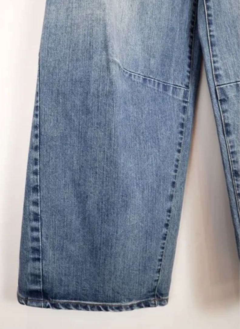 みゆきん⭐︎ 新品未使用⭐︎CYNICAL コクーンデニムパンツ　ブルー